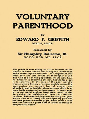 cover image of Voluntary Parenthood